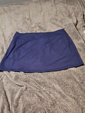 Lands' End Navy Skort